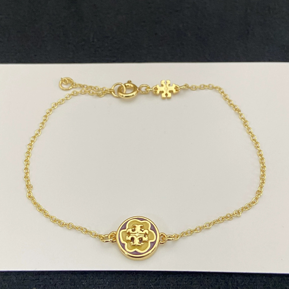 Tory Burch Floral Alphabet Bracelet Trendy